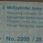 استوانه مدرج 25 میلی لیتری ساخت آلمان - تصویر 3