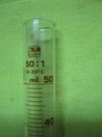 استوانه مدرج 50 میلی لیتری ساخت آلمان - تصویر 2