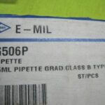 پیپت شیشه ای مدرج 25 میلی لیتری کلاس B ساخت انگلستان - تصویر 2