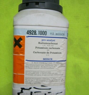 کربنات پتاسیم مرک آلمان کد 104928