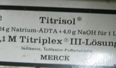 تیترازول  EDTA (تتراپلکس 3) مرک آلمان کد 109992