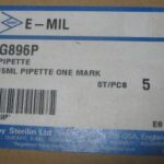 پیپت شیشه ای حبابدار ( پیپت ژوژه) 15 میلی لیتری کلاس B مارک E-MIL ساخت انگلستان - تصویر 2