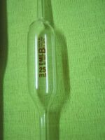 پیپت شیشه ای حبابدار ( پیپت ژوژه ) 25 میلی لیتری