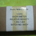 هیدرومتر ( چگالی سنج ) 1200 تا 1400 ساخت انگلستان - تصویر 2