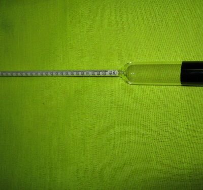 هیدرومتر ( چگالی سنج ) 1600 تا 1800 ساخت انگلستان