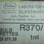 پیپت شیشه ای حبابدار 1 میلی لیتری ساخت انگلستان - تصویر 2