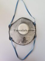 ماسک تنفسی فیلتردار FFP2 سوپاپ دار کربن اکتیو دار ساخت تایوان مناسب آلودگی هوا - تصویر 2