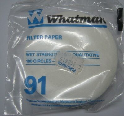 کاغذ فیلتر واتمن 91 سایز 11 سانتی متری